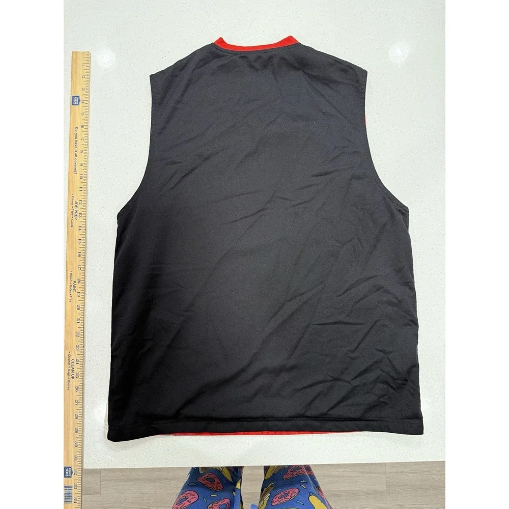 Starter Reversible Jersey Men's Red Black‎ Sports Active No Size Tag - Picture 9 of 9